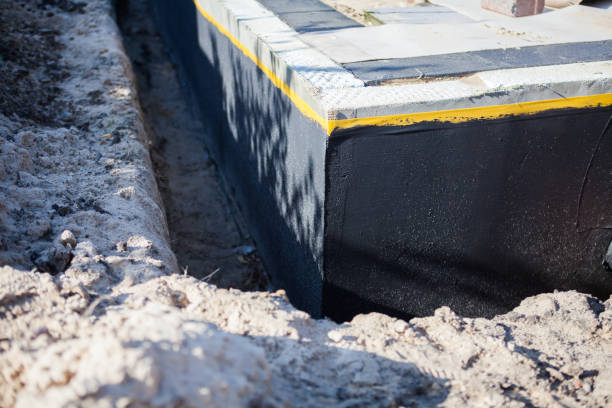 Professional Interior Drainage System technician working in Le Roy, NY